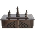 thumbnail image 3 of Jodhpur Handicrafts Home Temple Wooden Temple Pooja Mandir Pooja Temple with White Light, 3 of 4