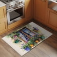 thumbnail image 2 of Countryside Front Door Rugs 2x3 ft Watercolor Window View Potted Plants Pastoral Small Rug for Entryway Non Slip Washable Bathroom Door Mat Absorbent Floor Mat for Indoor Entrance, 2 of 9
