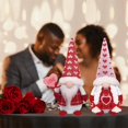 thumbnail image 2 of NSESSHome Valentine Gnomes Plush, Valentines Day Decorations Valentines Decor for Home Table, Tomte Elf Gnomes Ornaments Valentines Day Gifts for Her Him, 2 of 7