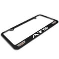 thumbnail image 3 of Cadillac ATS Dual Crest Logo in Full-Color Black Metal License Plate Frame, 3 of 7