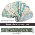 thumbnail image 2 of 120Pcs Cotton Quilting Fabric Soft Colorful Printed Sewing Fabric Multipurpose Pre Cut Strips for DIY Handmade Crafting, 2 of 10