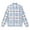 Blue, variant on Plaid Tartan Baseball Jacket Zip Up Warm Fashion Casual Coat with Pockets Outerwear for Everyday