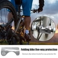 thumbnail image 4 of 2 pegatinas de soporte inferior para bicicleta plegable Brompton BB almohadilla protectora plateada, 4 of 5
