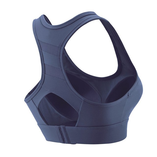 Sujetador deportivo de una pieza con almohadilla fija para el pecho, de alta resistencia, para correr, a prueba de golpes, push-up, fino, hermoso, espalda, ropa interior sin costuras para mujeres