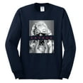 thumbnail image 2 of Wild Bobby, Marilyn Savage Bandana, Streetwear, Men Long Sleeve Shirt, Navy, 3X-Large, 2 of 4