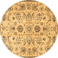 thumbnail image 1 of Ahgly Company Indoor Round Persian Brown Traditional Area Rugs, 7' Round, 1 of 4