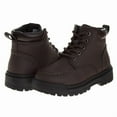 thumbnail image 5 of Avalanche Lace Up Boots Boys, Durable Rugged Outdoor Work Boot Style High, Traction Sole (Little Kid Big Kid), Brown, Size: 11, 5 of 6