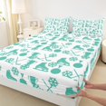 thumbnail image 3 of Homewish Teens Gamer Ice Hockey 4-Piece Full Size Sheets,Sport Theme Bed Sheets,Ball Gamer Lightweight Sheet Sets,Super Cozy Room Decor, 3 of 7
