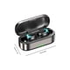 thumbnail image 4 of Moyic Auriculares inalámbricos compatibles con Bluetooth, impermeables, resistentes al sudor, portátiles, manos libres, estéreo, con Cables de audio/vídeo Cara sonriente, 4 of 6