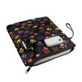 thumbnail image 3 of HELLHERO Books Sleeve with Washable Polyester Pocket Storage & Portability for Textbooks Paperbacks Bag Handle Paperbacks, Bunny Garden, 3 of 8