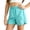 Green, variant on Shorts for Girls Lightweight Soft Jersey Elastic Waist Loose Fit Casual Weekend Shorts for Play 3-13 Years