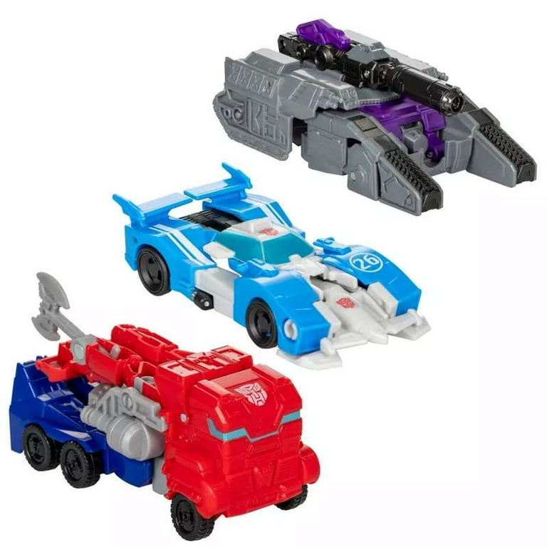 Transformers One Iacon Race Megatron / D-16, Optimus Prime / Orion Pax, & Autobot Mirage - 3-Pack Transformers One Iacon Race Megatron / D-16, Optimus Prime / Orion Pax, & Autobot Mirage - 3-Pack