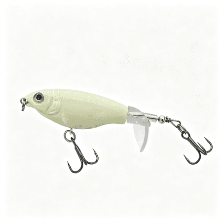 BESTSKY Hard Plastic Fishing Lure for Bass and Freshwater Topwater Bait with Realistic Swimming Action Fishing Lure for Anglers