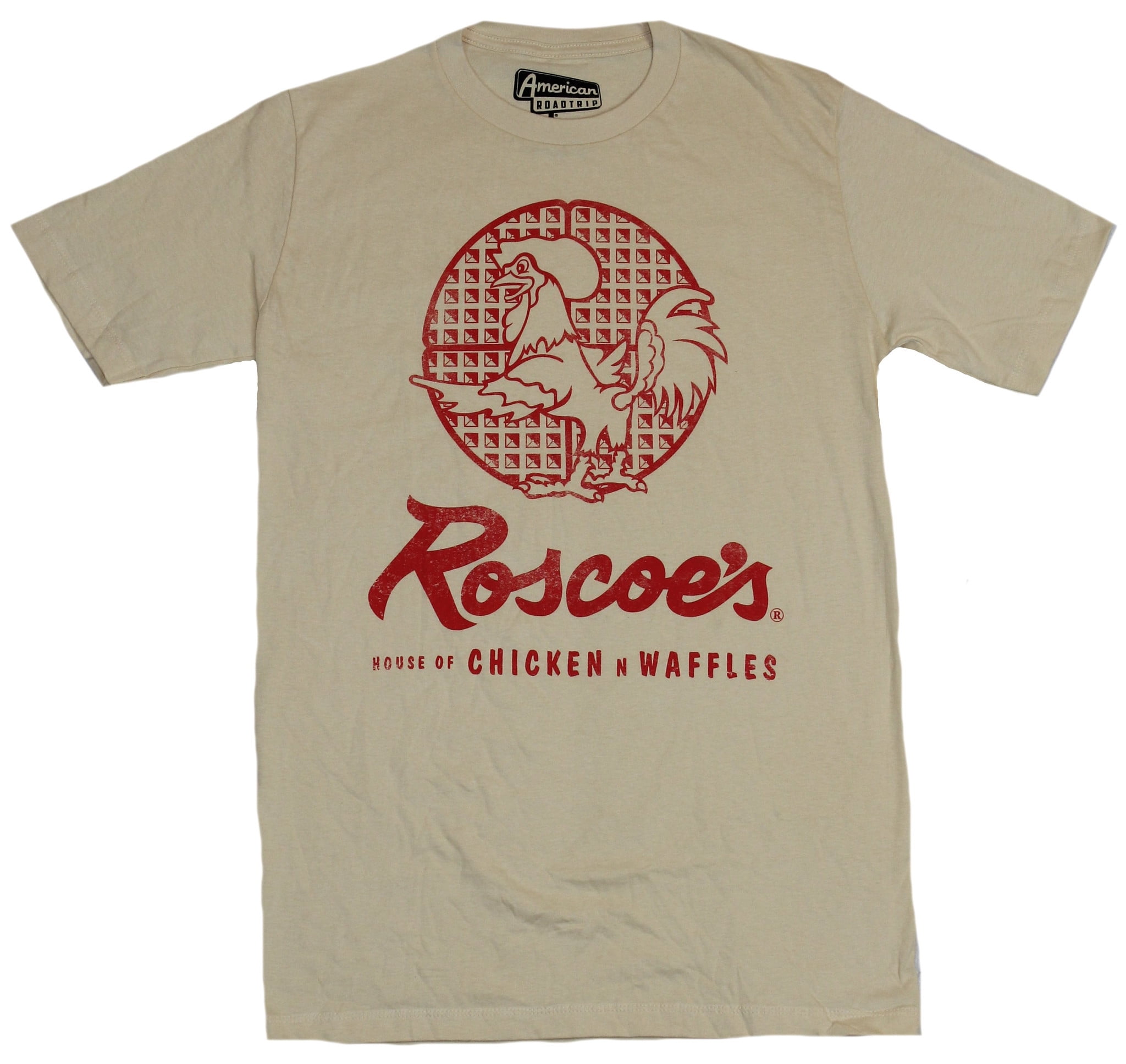 Waffles Mens T-Shirt - Rooster Logo 
