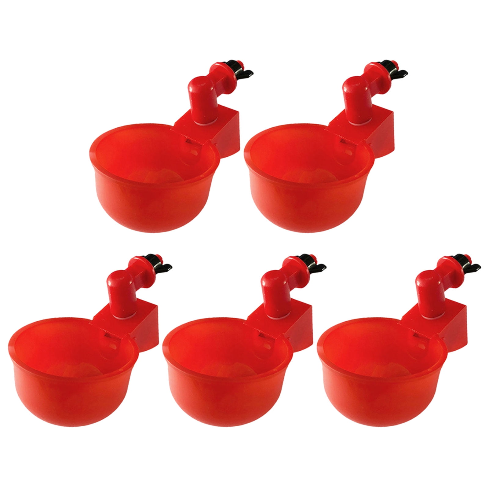 Facaimo Chicken Waterer Cups 5pcs Automatic Chicken Watering Cups