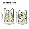 thumbnail image 5 of Yiaed Penguins On The Beach Print Drawstring Bags Drawstring Backpack Bulk String Back Pack Gym Sport Bag-Small, 5 of 5