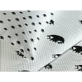 thumbnail image 4 of Ambesonne Eyelash Quilted Bedspread Set 3 Pcs, Sketchy Black Eyes, King Size, Black White, 4 of 5