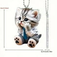 thumbnail image 3 of Eolstice Acrylic Keychain Accessory Flat Design Auto Hanger Backpack Clip Lightweight Car Decor Easter Theme Pendant Piece, 3 of 6