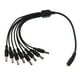 thumbnail image 5 of Cable Divisor De 8 Puertos CCTV Cámara De Seguridad DC 12V Cable Adaptador De Fuente De Alimentación SM SunniMix Adaptador divisor de corriente de 8 puertos, 5 of 7