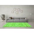 thumbnail image 3 of Ahgly Company Indoor Rectangle Abstract Green Modern Area Rugs, 4' x 6', 3 of 4