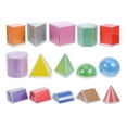 thumbnail image 1 of 15pcs Translucent Light Table Toys 3D Shapes For Teaching Geometric Solids Light Table Manipulatives For Kids Light Boxes Accessory Sensory Play, 1 of 8