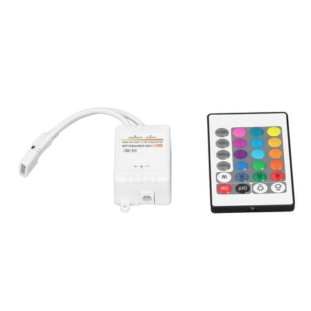 

LED Strip Light Controller DC5V-24V IR 24 Key LED Light Remote Control For Tuya For Family 3 Way