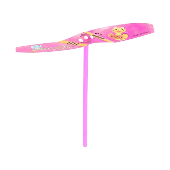 Cartoon Flying Toy With Cartoon Patterns PVC Helicopter Props For Backyard Family Fun