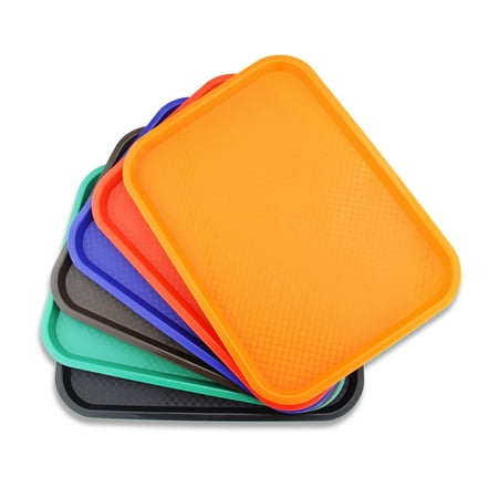 New Star Foodservice 24722 Fast Food Tray, 14 by 18-Inch, Blue, Set of 12