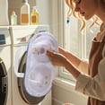 thumbnail image 4 of Mesh Laundry Bags | Zippered Washing Machine Bags for Bra & Underwear | Durable Mesh Washer Protectors with Ergonomic Design for Home, Apartment, Gym, Travel, 4 of 5
