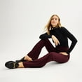 thumbnail image 4 of Women's Nine West Pintuck Bootcut Ponte Pants Color: Mineral Black Size: MEDIUM, 4 of 4