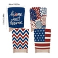 thumbnail image 3 of Patriotic Chair Covers Set of 4 for Independence Day and Memorial Day Decorations, American Flag Design Polyester Chair Back Covers for Home Kitchen Dining Party Holiday, 3 of 6