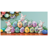 Bunnies with Easter Eggs Decorative Centerpiece