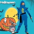 thumbnail image 2 of Ninja Costume Kids Ninja Muscle Costumes Girls Ninja Set Accessories Best Children Gift, 2 of 5