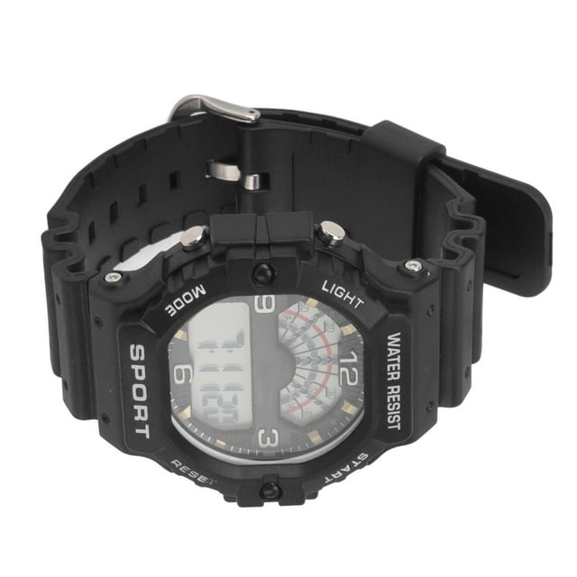 Reloj Electrónico Deportivo Multifuncional Reloj Deportivo con Cronógrafo Digital para Hombre Reloj Clásico Cuadrado Vintage para Hombre Reloj Digital WR50M a Prueba ANGGREK Otros