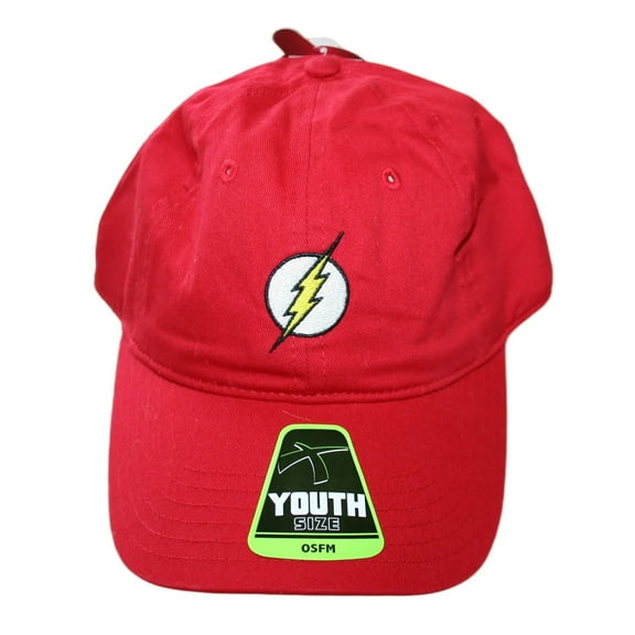 Bioworld DC The Flash Youth Hat Adjustable Snapback OSFM Size 4-16