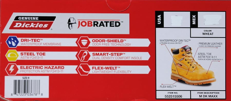 dickies jobrated maxx work boots