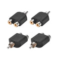 thumbnail image 5 of RCA Male to 2 RCA Female Connector Stereo Video Cable Adapter Splitter 4Pcs, 5 of 5