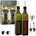 thumbnail image 1 of Botella dispensadora de aceite Zulay de 500 ml para vidrio de cocina (paquete de 2), 1 of 7