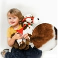thumbnail image 6 of Yippzo Spotted Electric Plush Horse, Interactive Spotted Animated Walking Horse Toy with Sounds, Soft Brown-White Pony with Moving Head & Tail, 6 of 7