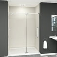 thumbnail image 3 of Transolid Ipd607610c-R 76" High X 60" Wide Pivot Semi Frameless Shower Door - Chrome, 3 of 4