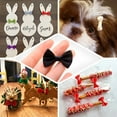 thumbnail image 5 of Efavormart 50 Pcs | 1.5" Fuchsia Grosgrain Pre Tied Ribbon Bows, Gift Basket Party Favor Bags Decor - Polyester, 5 of 9