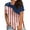 1# Navy lightning deals of today, variant on Dyegold Womens Tops Dressy Casual Summer Plus Size Tops For Women Summer Dressy Casual Short Sleeve Blouses Daisy Print Round Neck T Shirts Loose Fit Tunics