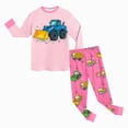 thumbnail image 5 of TOWED22 Kids Child Toddler Boy Girl Pajamas Pj Set Long Sleeve Snug Fit Soft & Cozy & Loungewear Fall Winter Sleepwear 6-24 Months 2t 3t 4t 5t 6t 7t 8t 9t Children(Pink,5-6 Y), 5 of 5