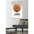 thumbnail image 2 of NBA Utah Jazz - Drip Basketball 21 Wall Poster with Magnetic Frame, 22.375" x 34", 2 of 5