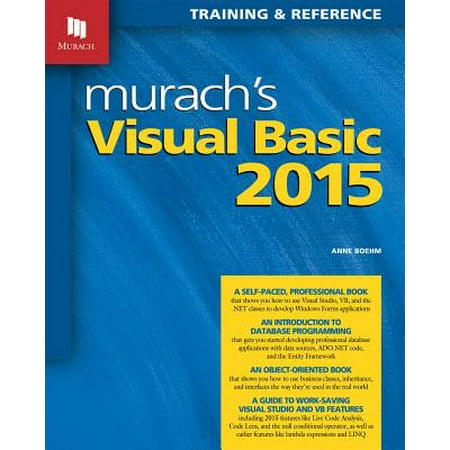 Murach's Visual Basic 2015 (Best Basic Programming Language)