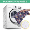 thumbnail image 6 of Pioneer Flower Floral Print Pattern Square Tablecloth, Waterproof Wipeable Spillproof Washable Table Cover for Home Kitchen Party and Daily Decor 60"x60", 6 of 6