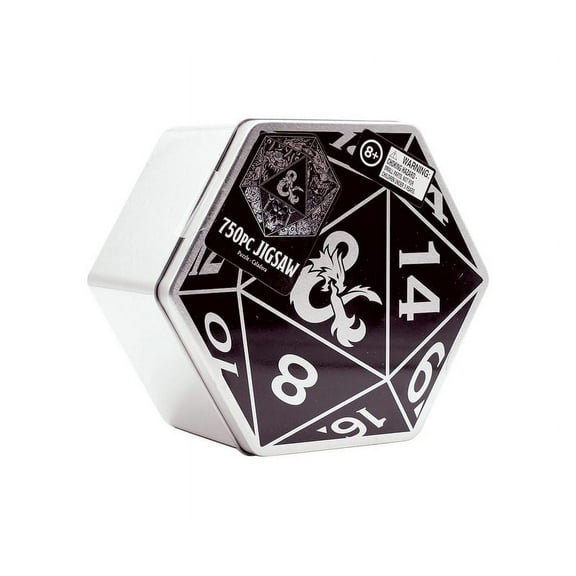 Dungeons & Dragons 820853 Dungeons & Dragons D20 Jigsaw Puzzle, 750 Piece
