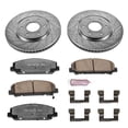 thumbnail image 3 of PowerStop Front Z36 Truck & Tow Carbon-Fiber Ceramic Brake Pad and Drilled and Slotted Rotor Kit Fits: INFINITI NISSAN Select Models K2909-36, 3 of 9
