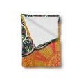 thumbnail image 2 of Hispanic Soft Flannel Fleece Throw Blanket, Themed Illustration with Folkloric Motifs of Cinco de Mayo Image, Cozy Plush for Indoor and Outdoor Use, 70" x 90", Multicolor, by Ambesonne, 2 of 5