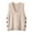 Beige, variant on Ediodpoh Retro V Neck Knitted Vest for Women for Spring and Autumn Solid Color Casual Sweater Vest Sweater Vest Women Khaki